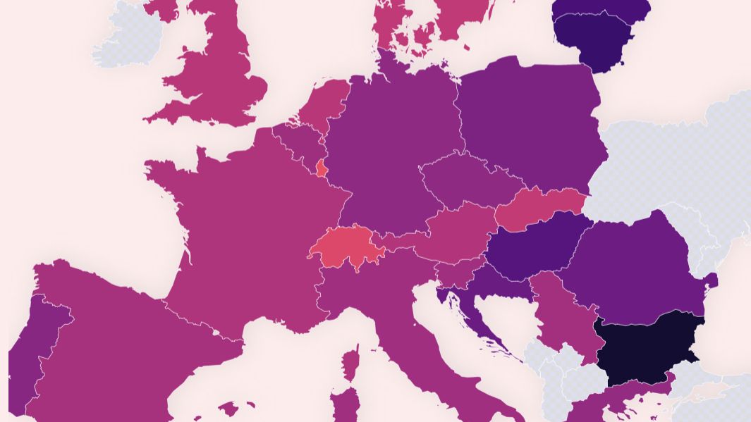 Data: Úmrtí jsou vysoko nad průměrem v celé Evropě